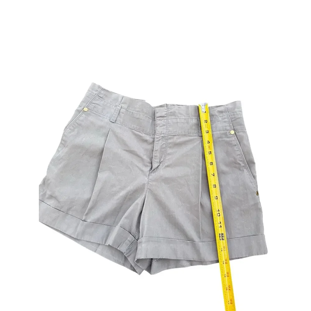 LOFT Olive Green Pleated Shorts Women’s Size 2